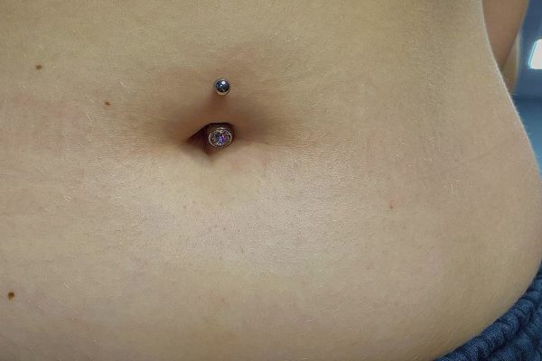 Navel piercing