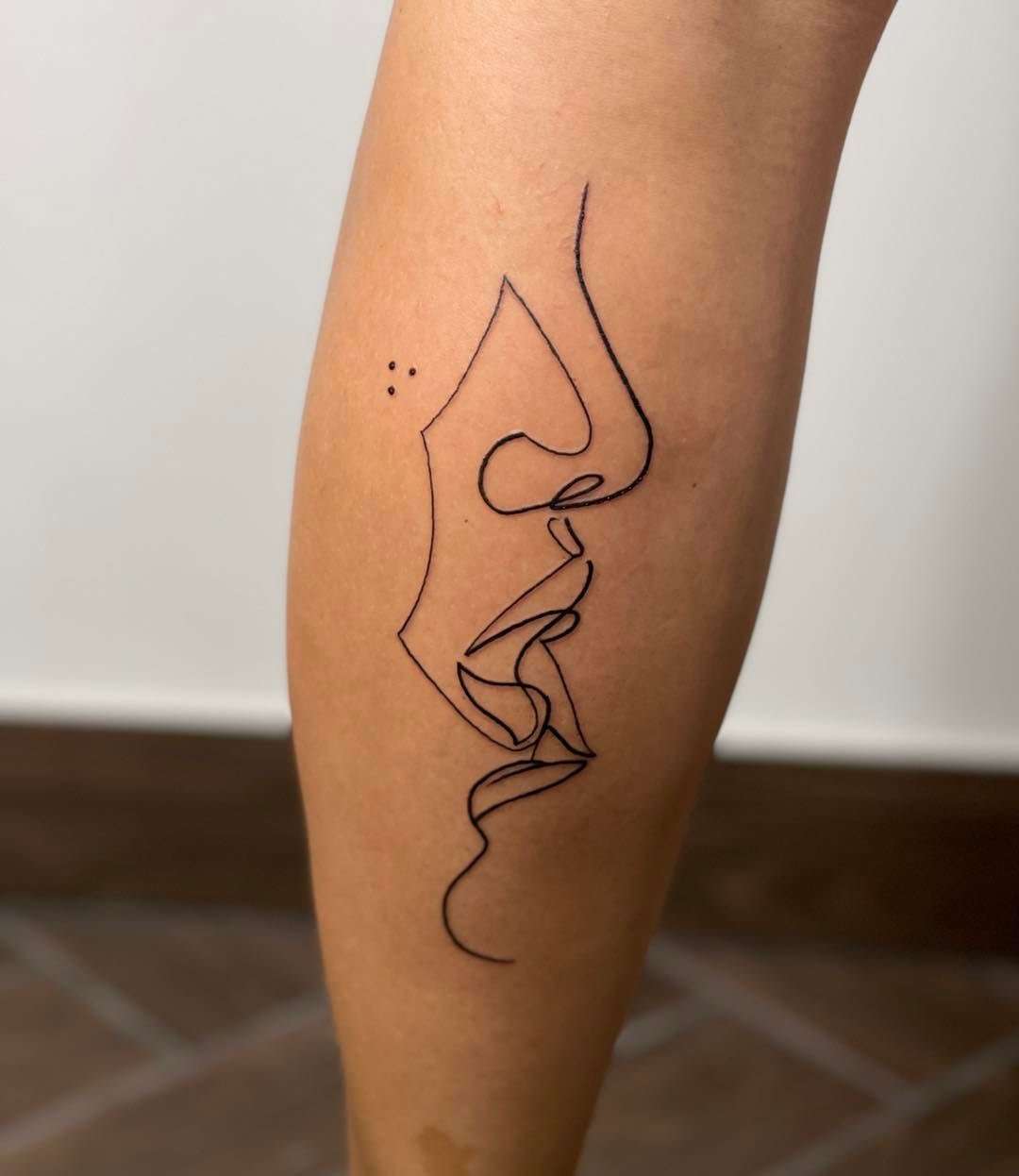 Face Lines tattoo