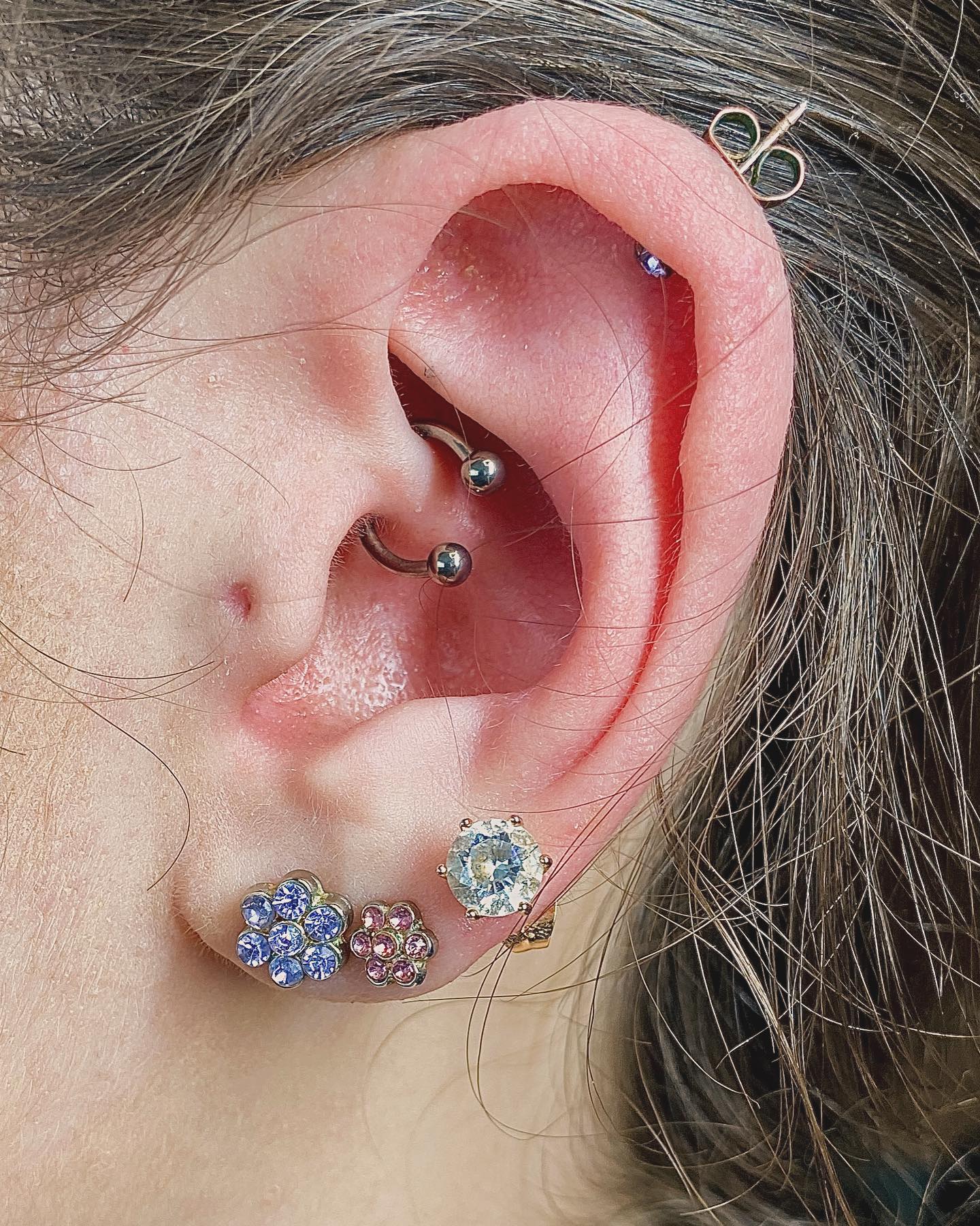 Bling Bling Ear Piecings